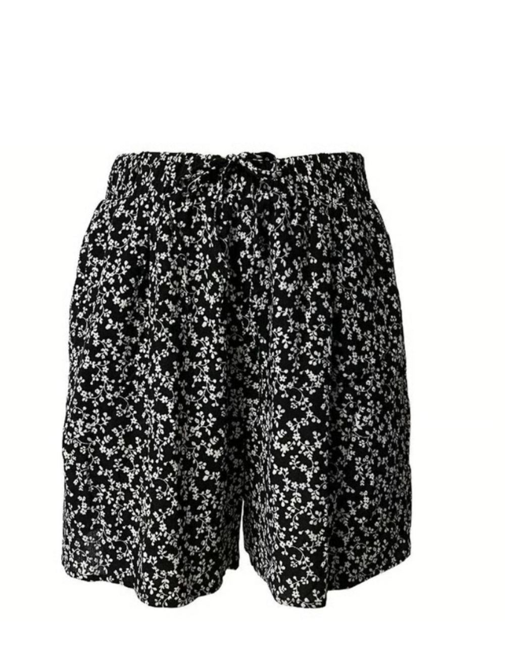 west loop Black and White Printed Shorts Lounge Cozy Comfortable L/XL Pockets